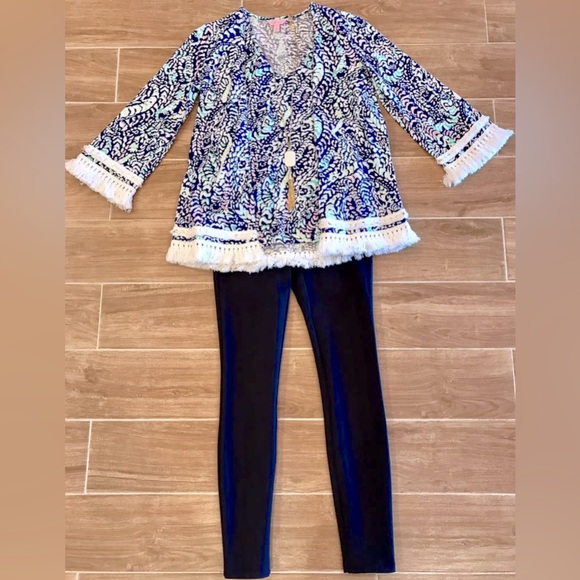 Lilly Pulitzer NWT GIGI Tank Top & Kimono Jacket Move It or Lose It - Picture 3 of 12